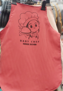 پیشبند بچگانه سه‌لایه طرح Baby Chef | Fargol Design